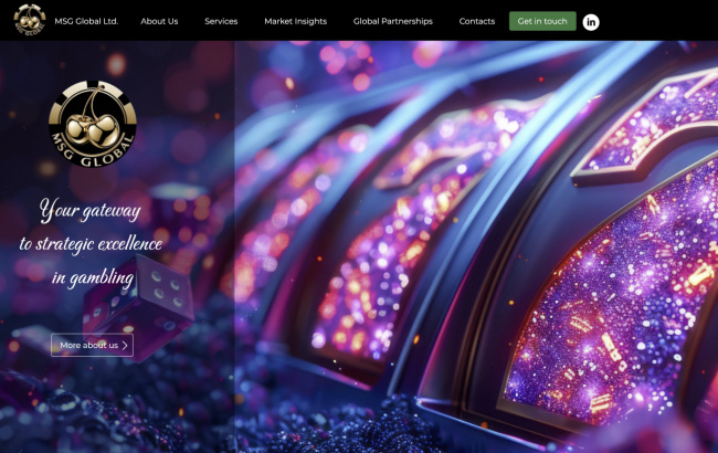 The MSG Global Ltd., Website (screenshot)